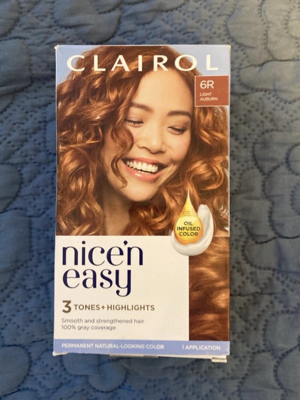 Clairol Nice'n Easy Permanent Hair Color - 6R Light Auburn